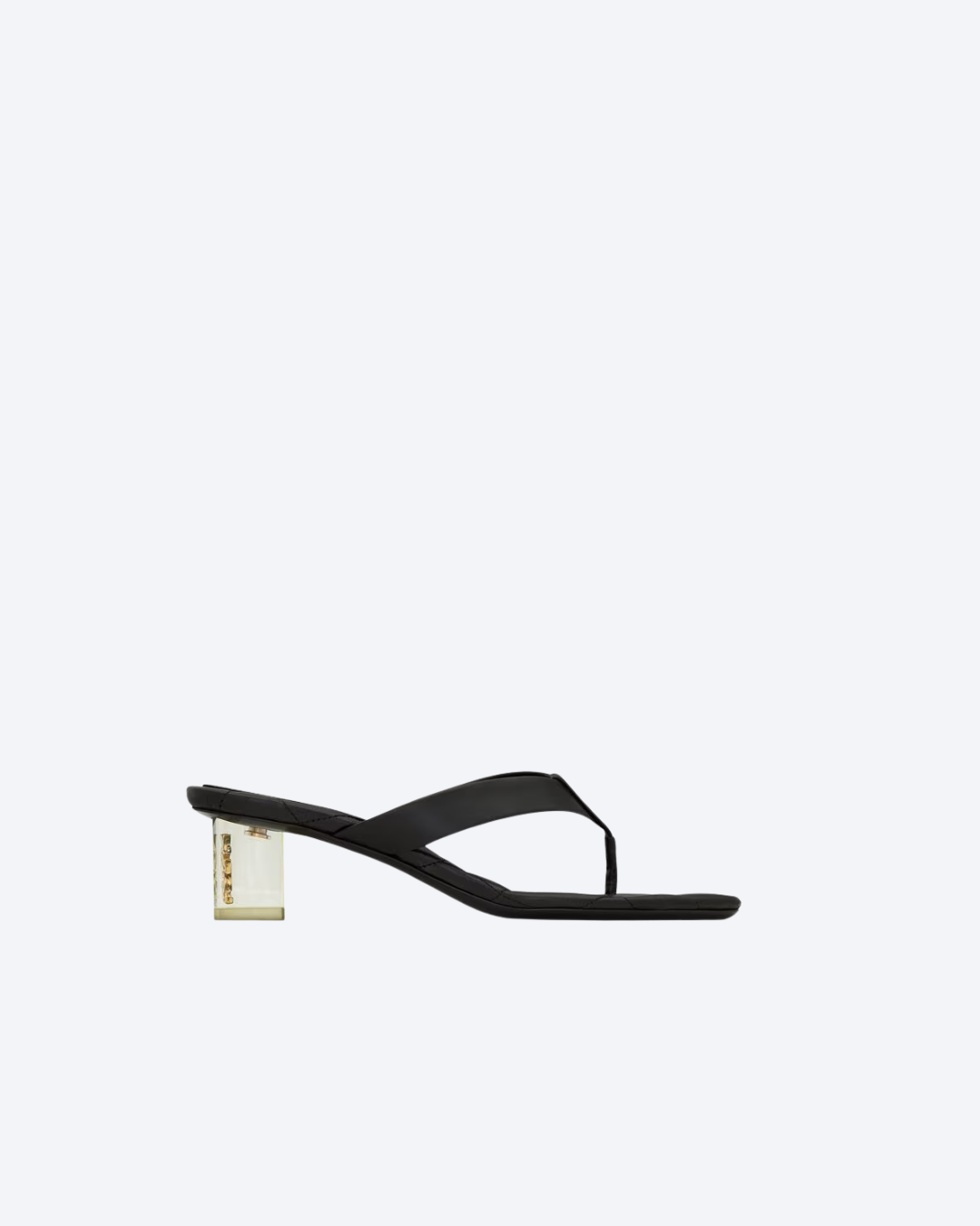 Black Sip Sandals