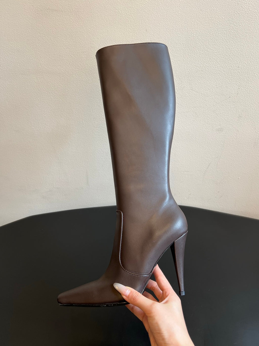 Brown 77 Boots In Smooth Leather - 5