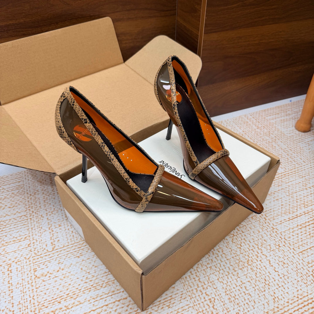 Dark Macadamia Brigitte Pumps