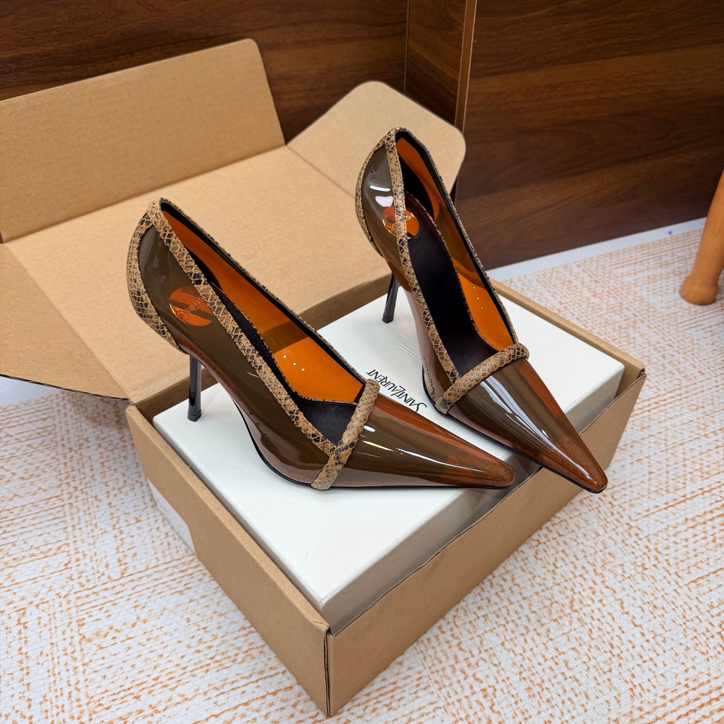 Dark Macadamia Brigitte Pumps