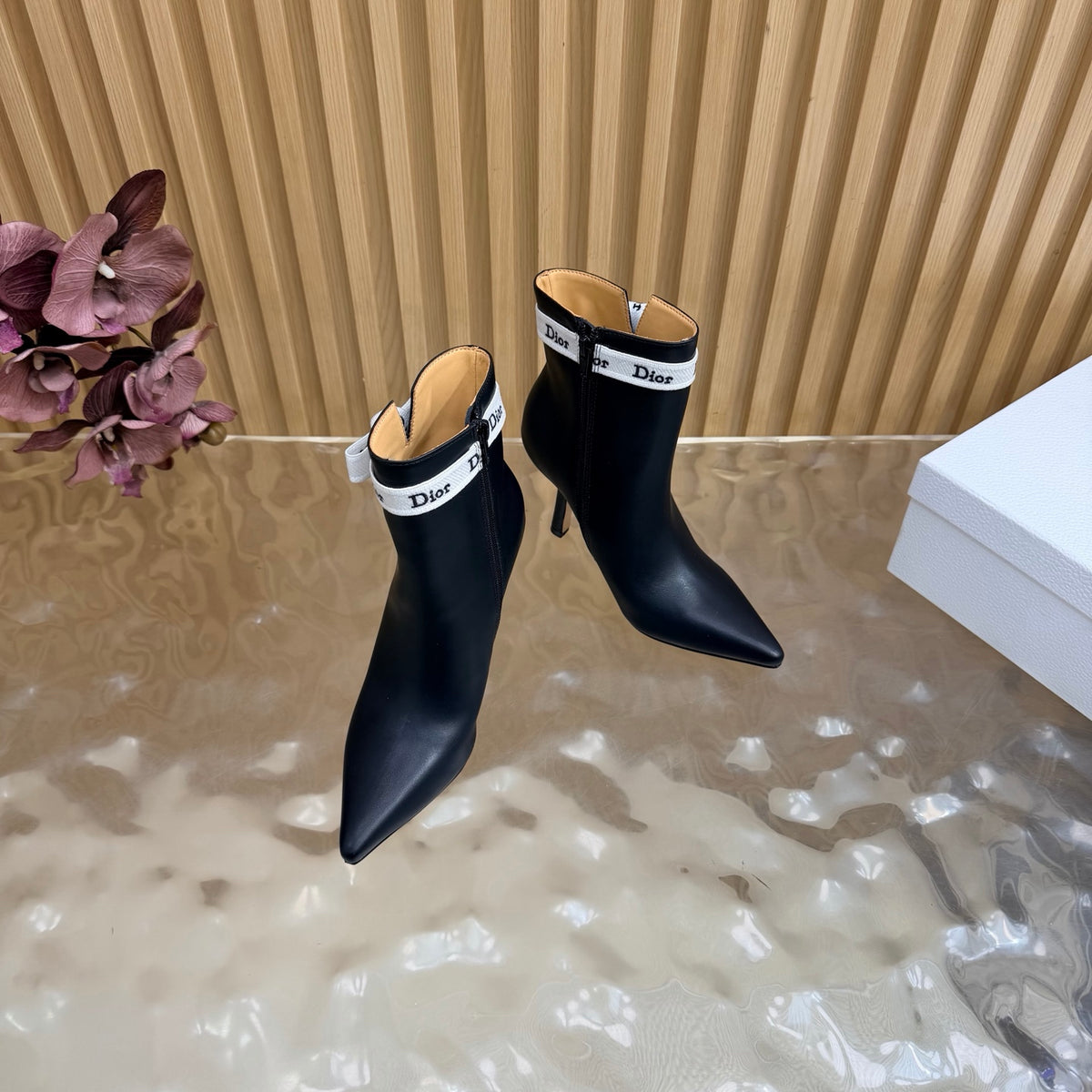 Black J'Adior Heeled Ankle Boot