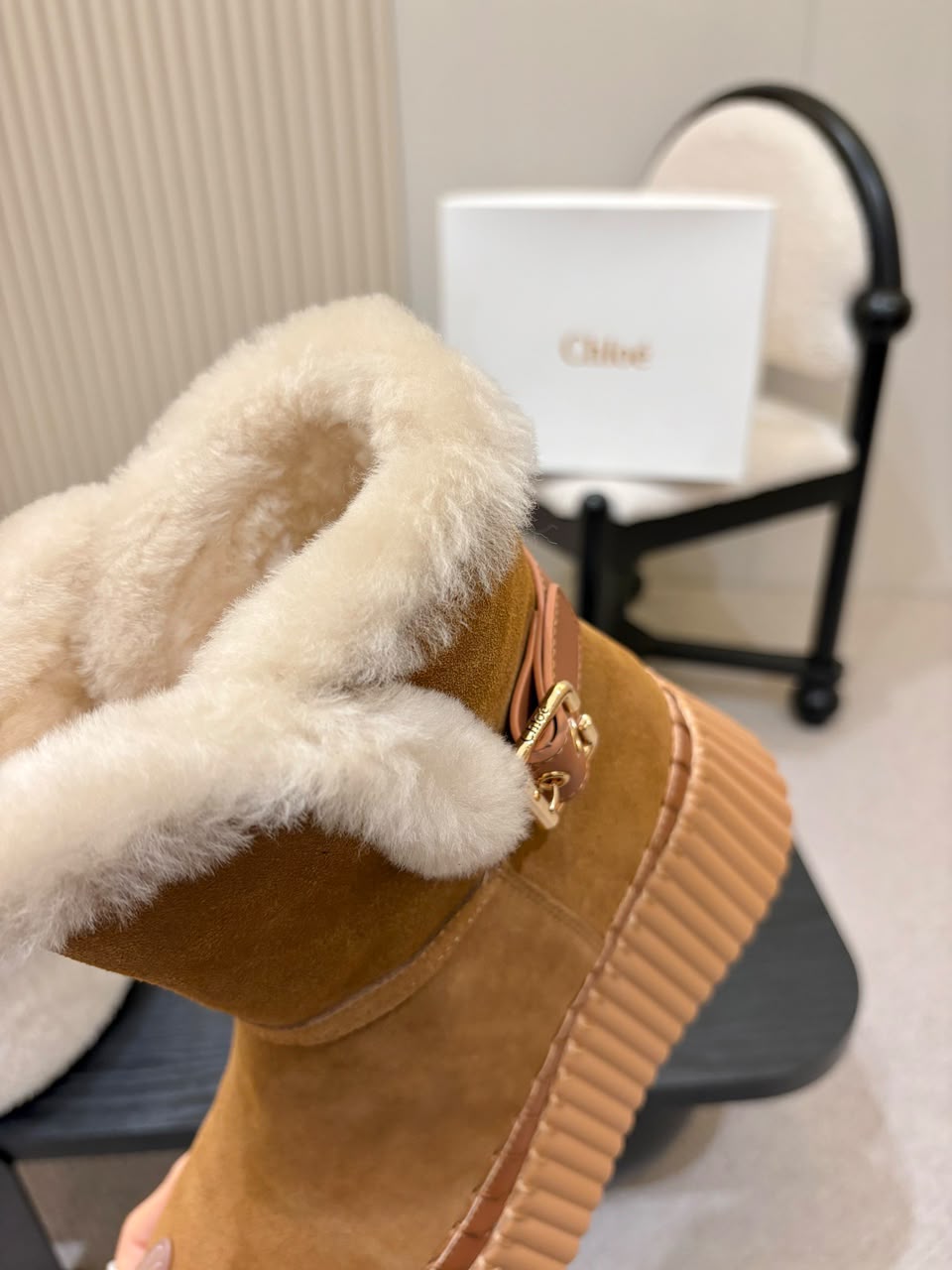 Pottery Brown Nama Ankle Boot