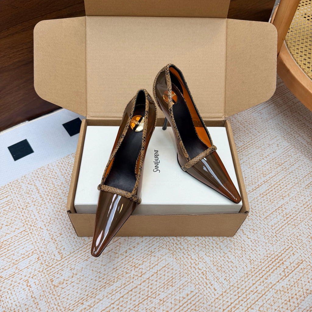 Dark Macadamia Brigitte Pumps