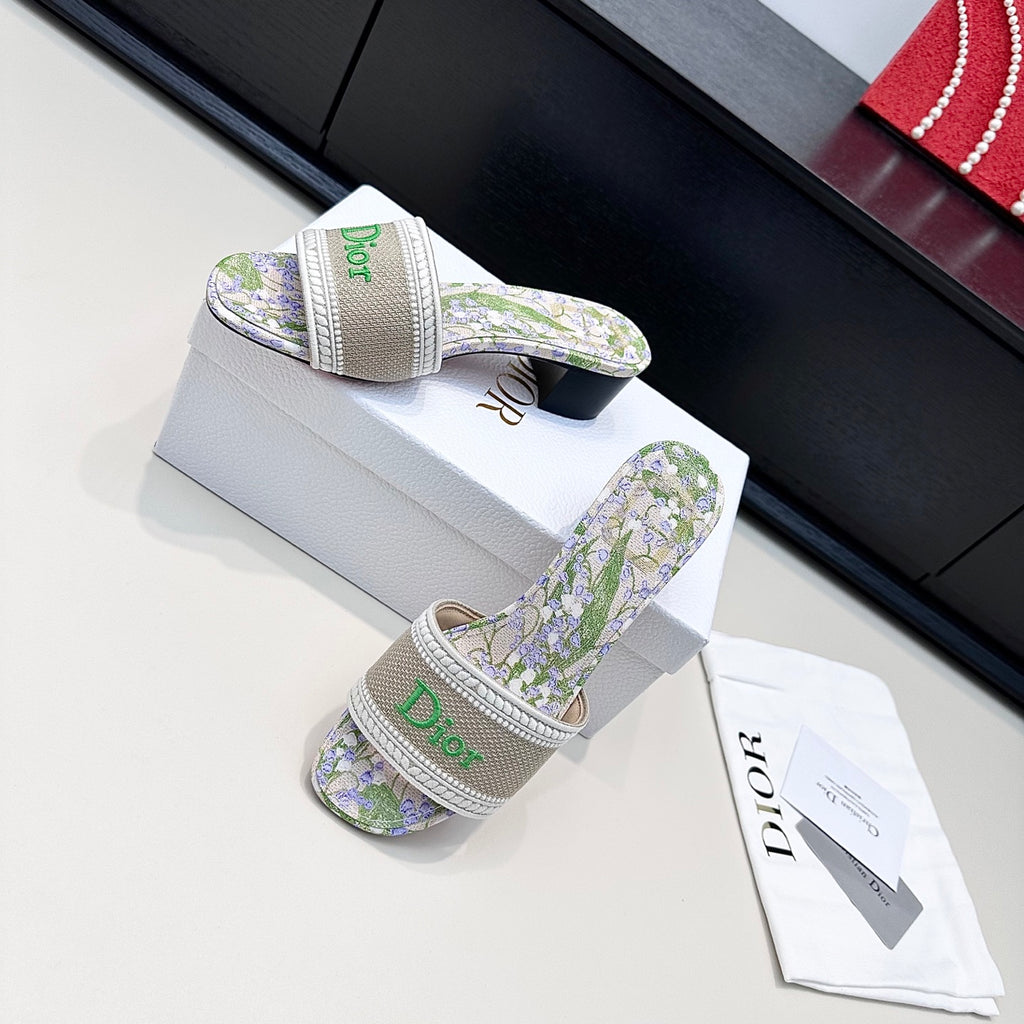 Multicolor Lily Dway Heeled Slide