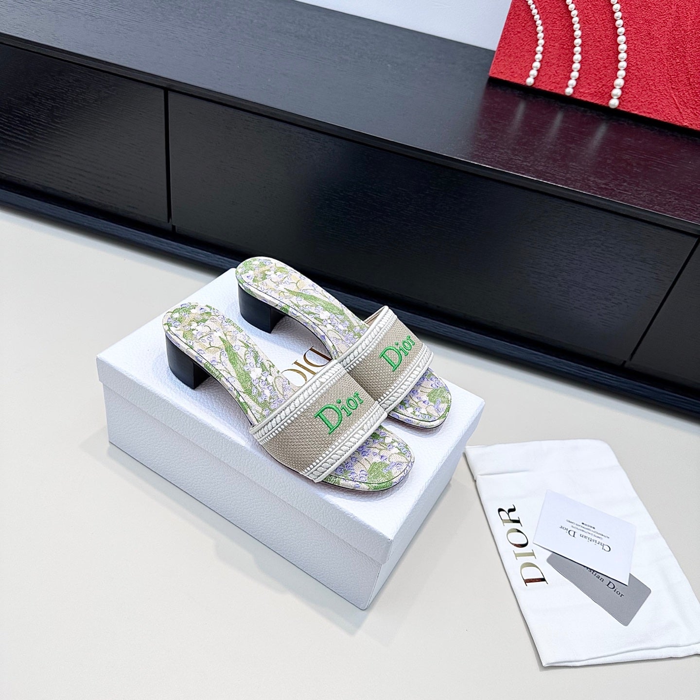 Multicolor Lily Dway Heeled Slide