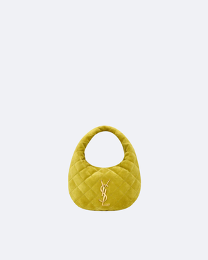 Wild Lime Icarino In Quilted Suede