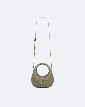 Strong Moss Icarino Mini In Quilted Leather