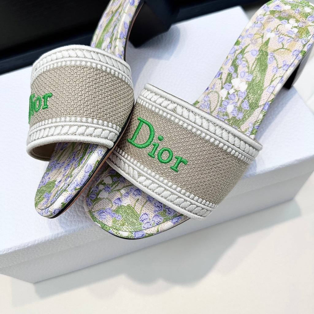 Multicolor Lily Dway Heeled Slide