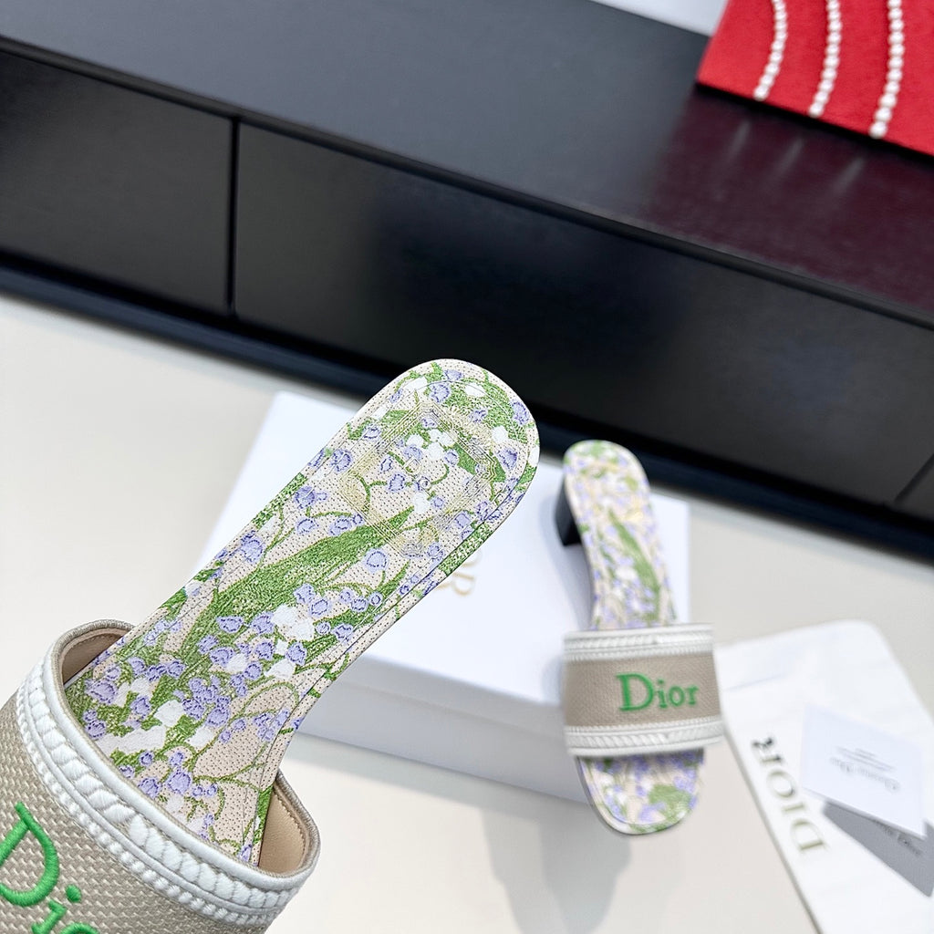Multicolor Lily Dway Heeled Slide