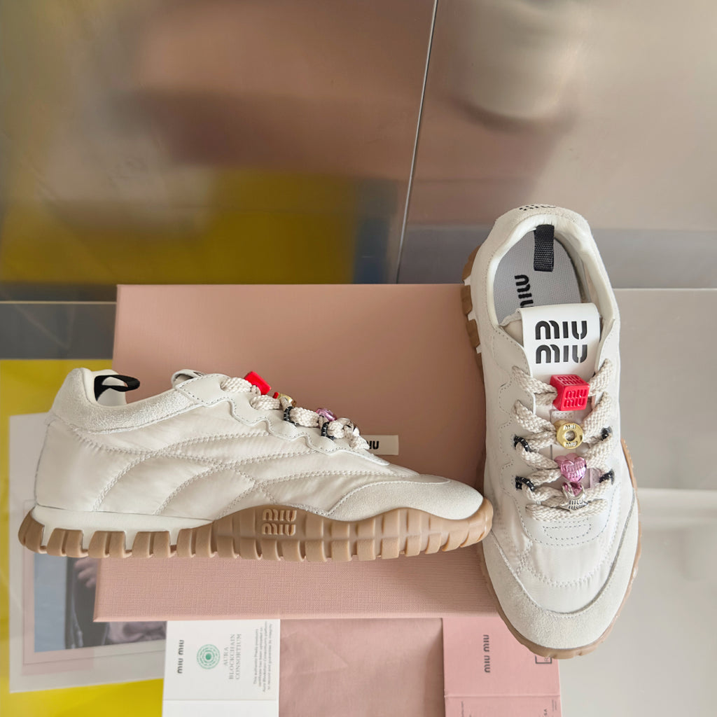 Ivory Tyre Sneakers