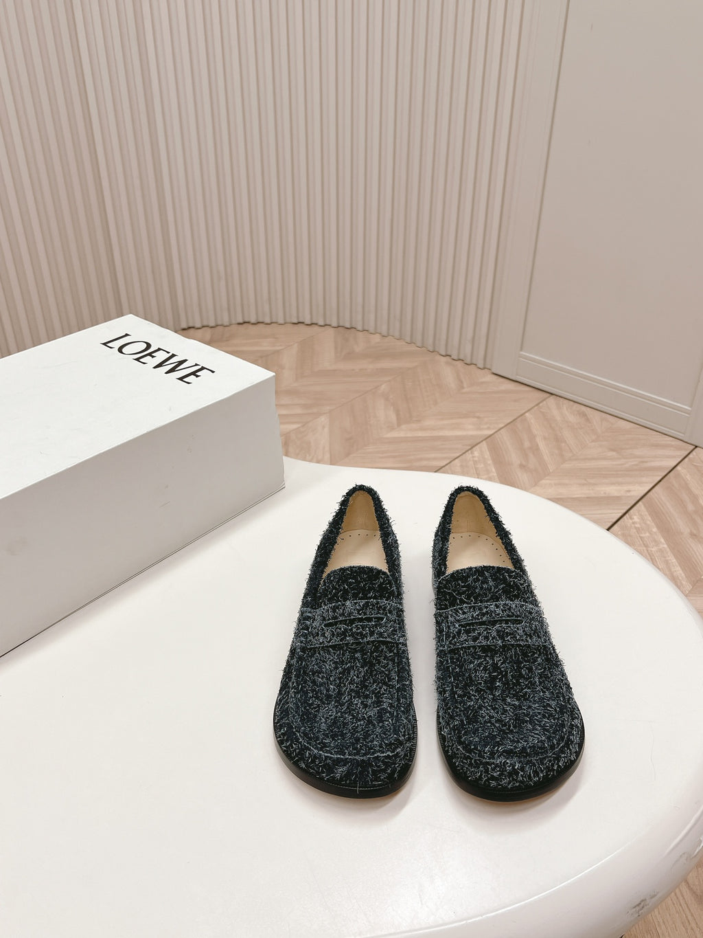 Charcoal Campo Loafer In Brushed Suede