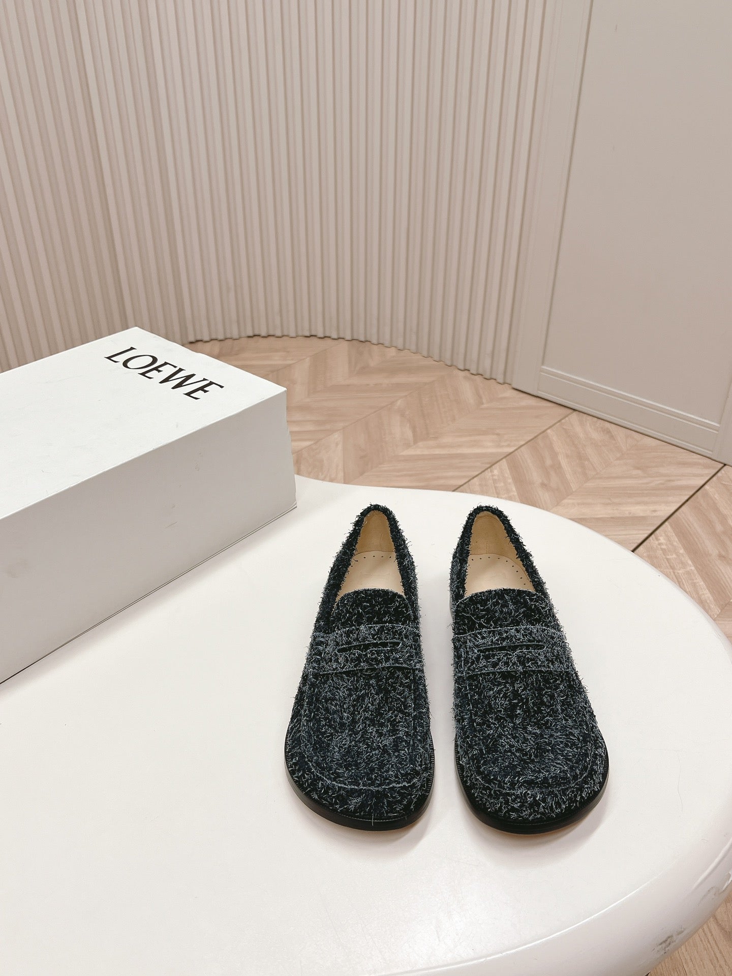 Charcoal Campo Loafer In Brushed Suede