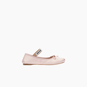 Orchid Pink M Satin ballerinas