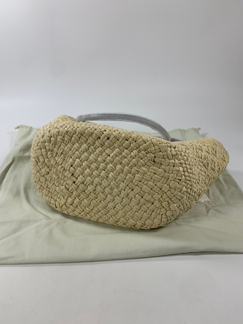 Natural/Black Medium Anagram Basket Bag
