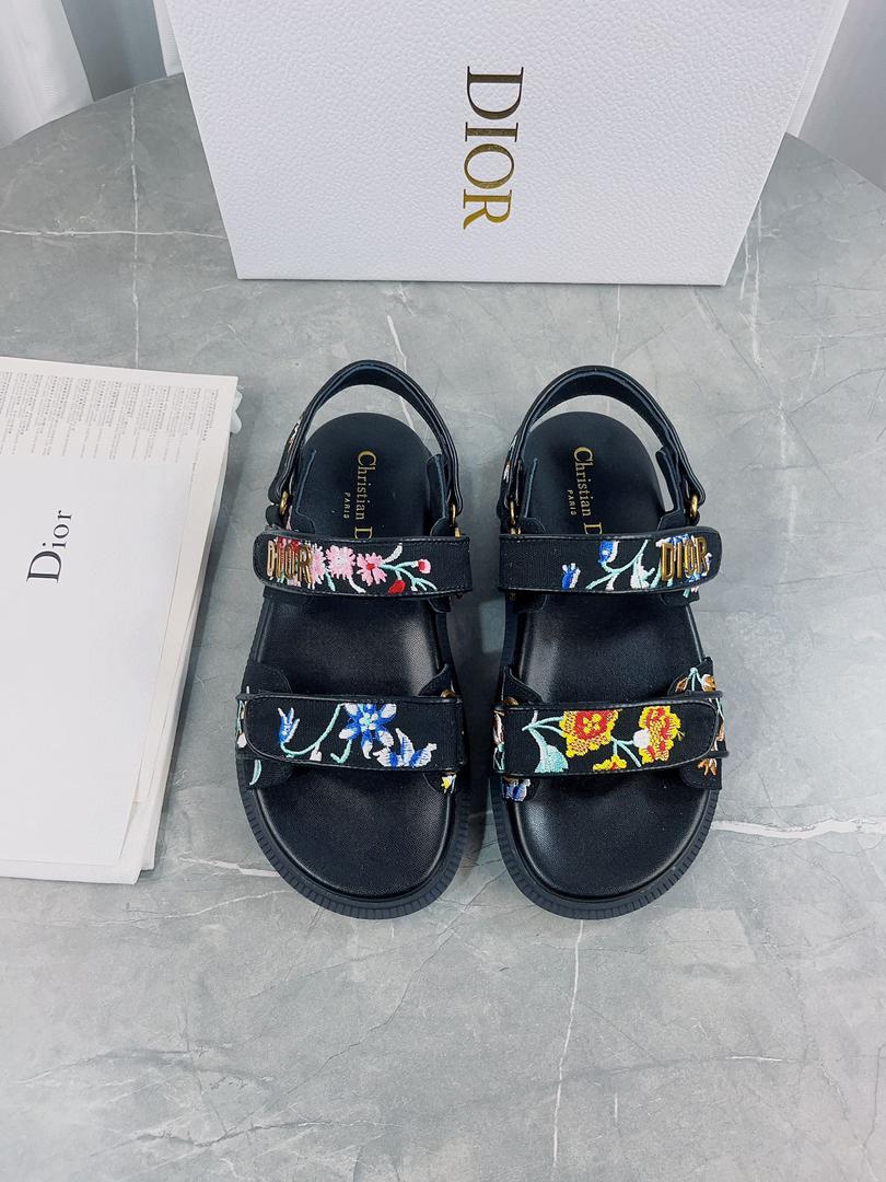 Black Multicolor DA Sandal