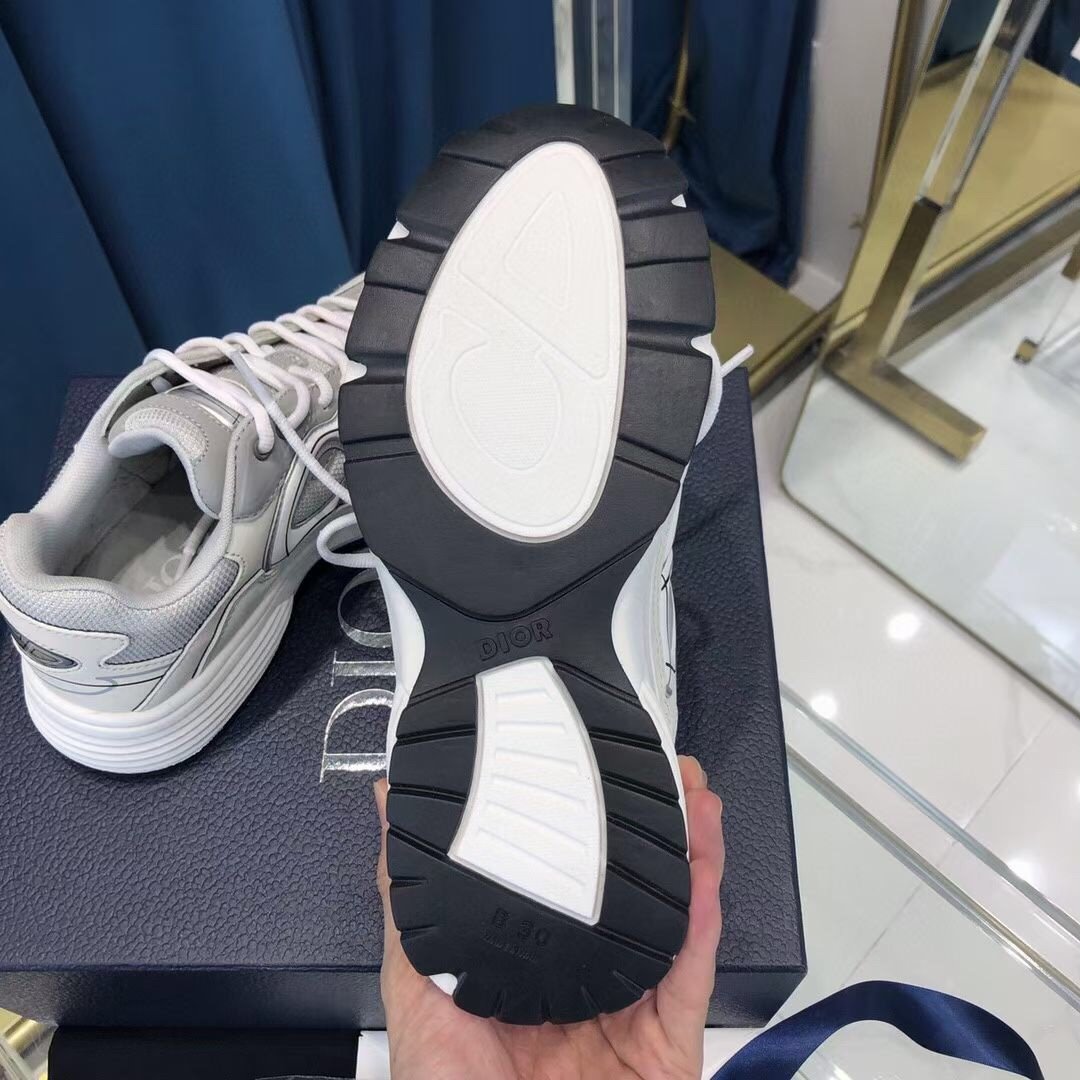 Women's Gray and white DB sneaker