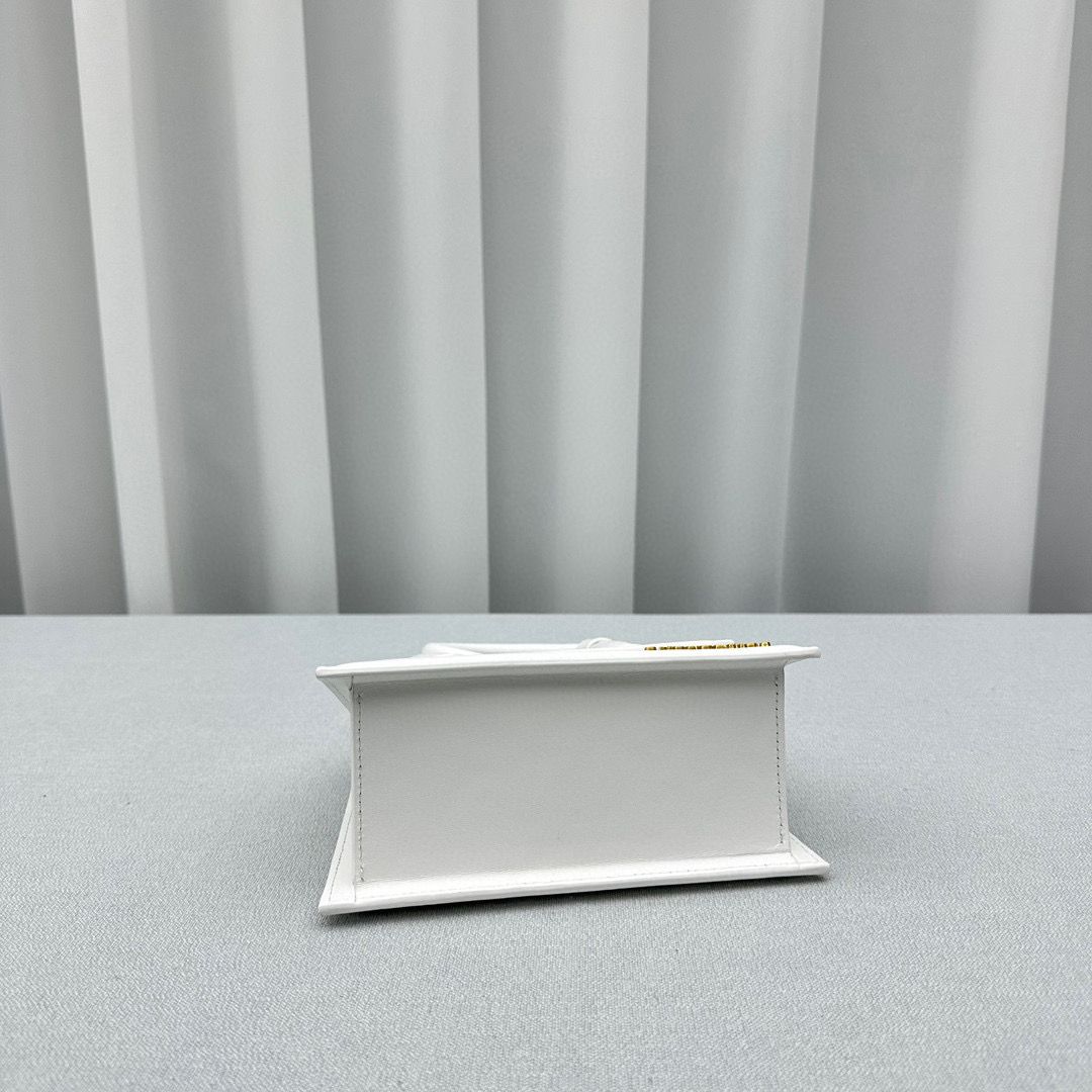 White LC Noeud Coiled Handbag