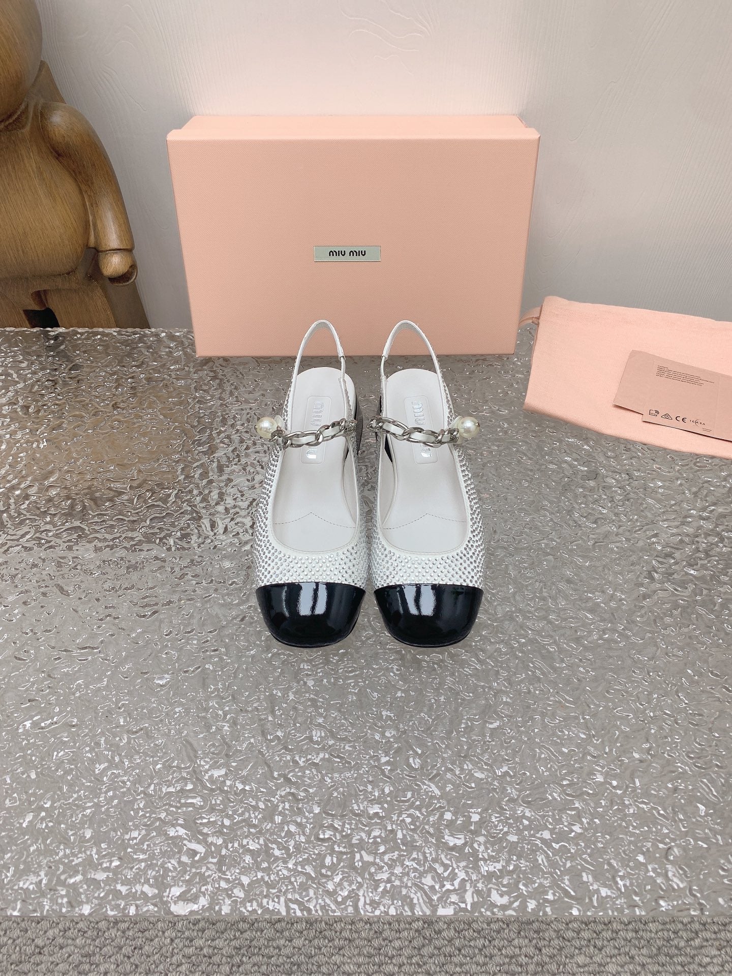 Satin & Crystal Slingback Pumps