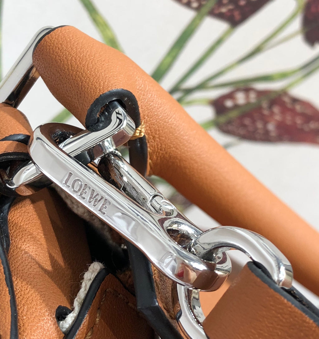 Tan LP Mini Leather Shoulder Bag