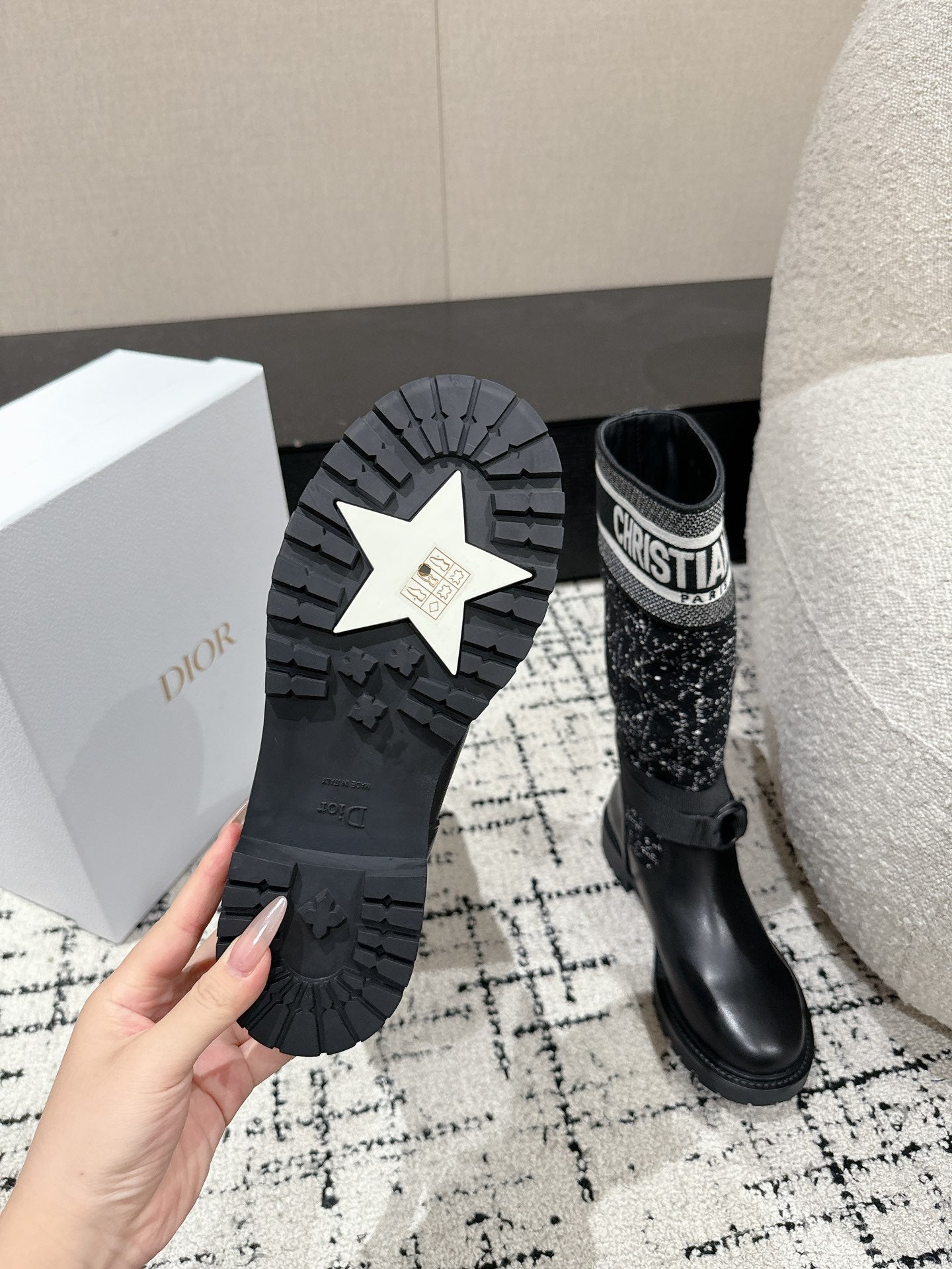 Black & White DM Boot