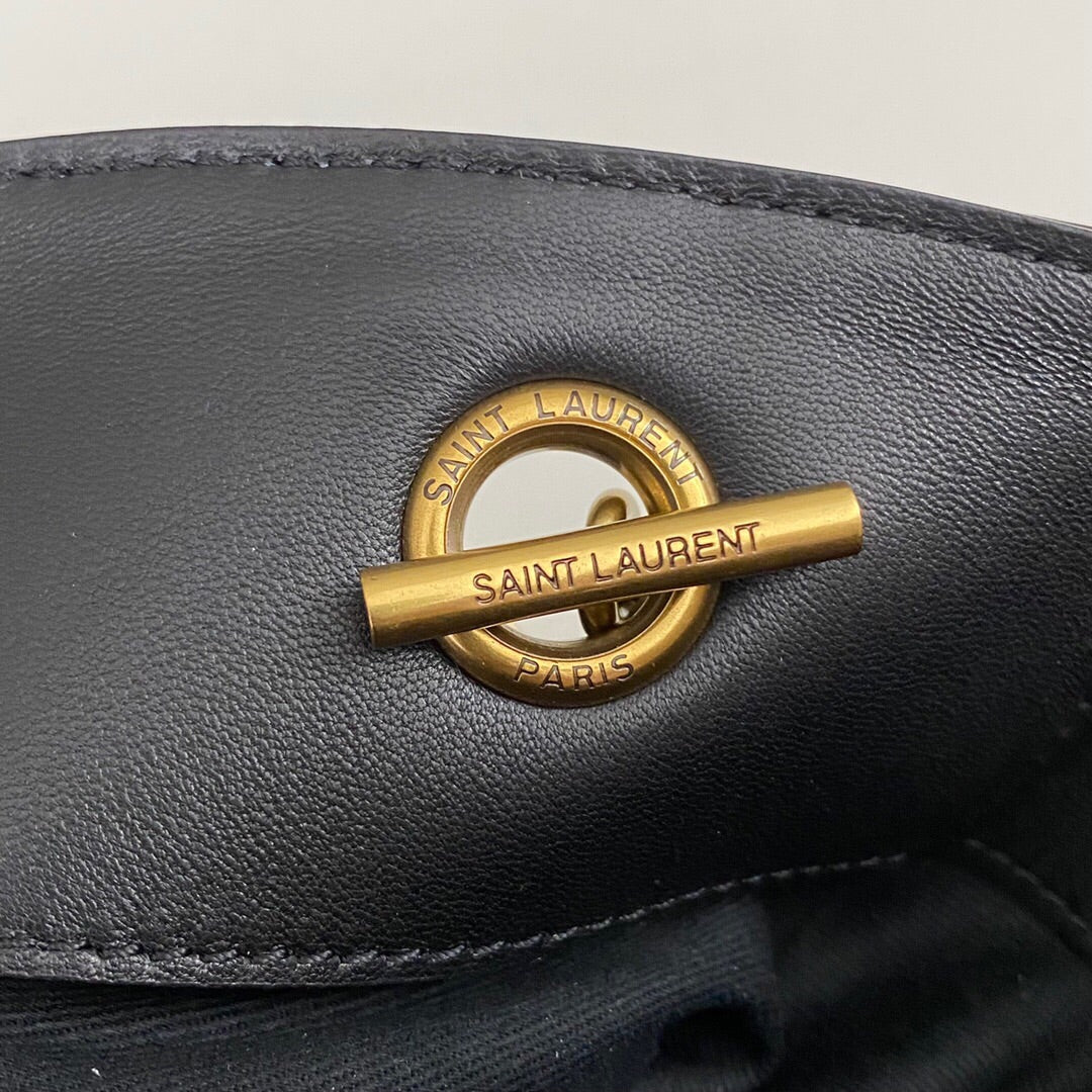 Black Jamie Medium Shopping Bag