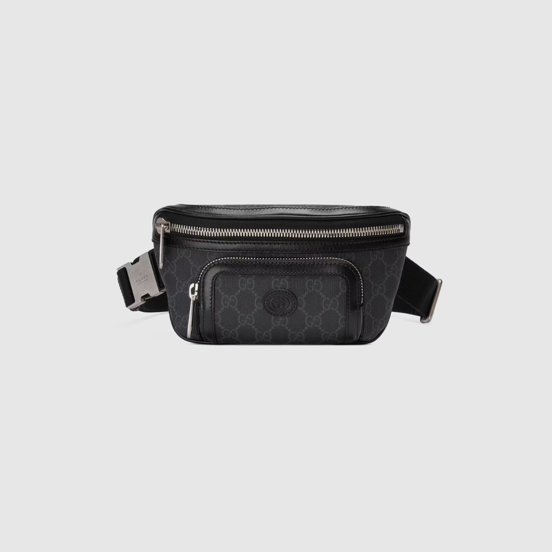 Black Men's Belt bag