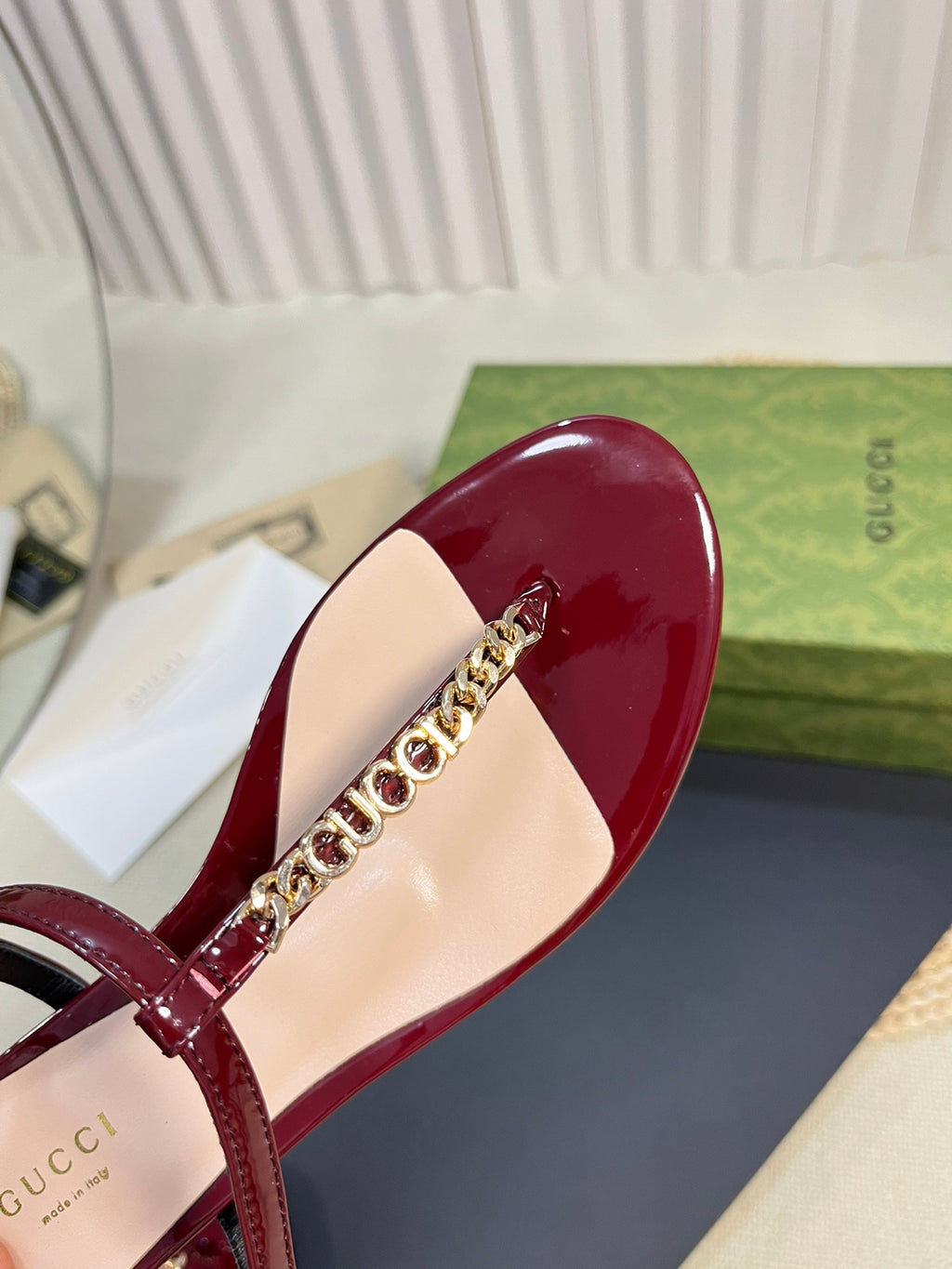 Red GS Thong Sandal