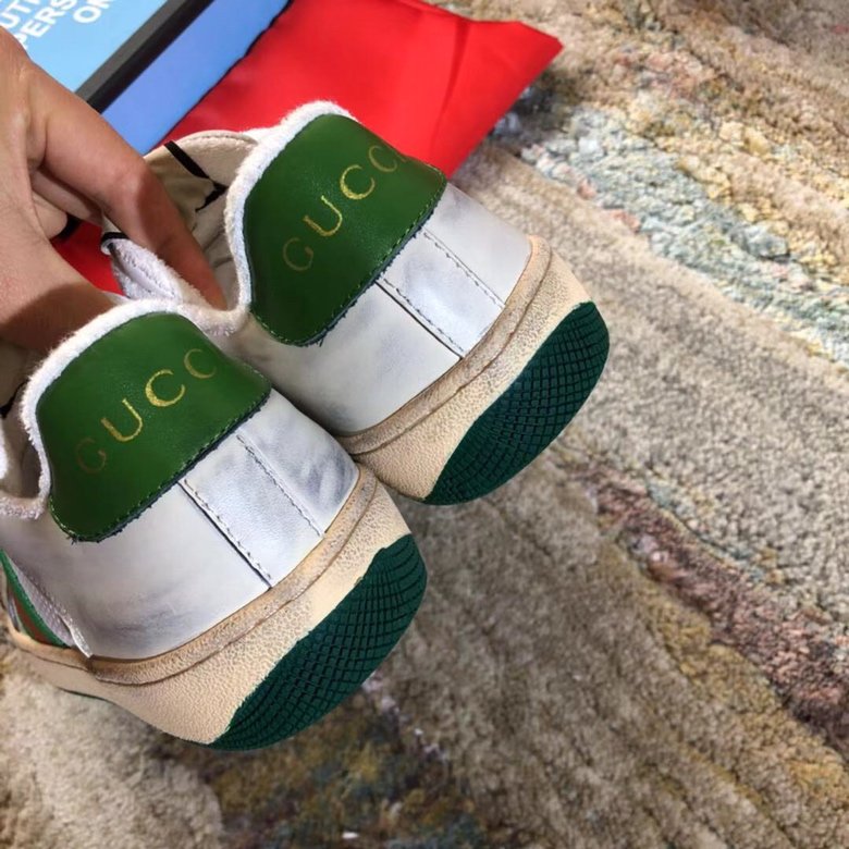 Women's off-white GS canvas-trimmed leather sneakers