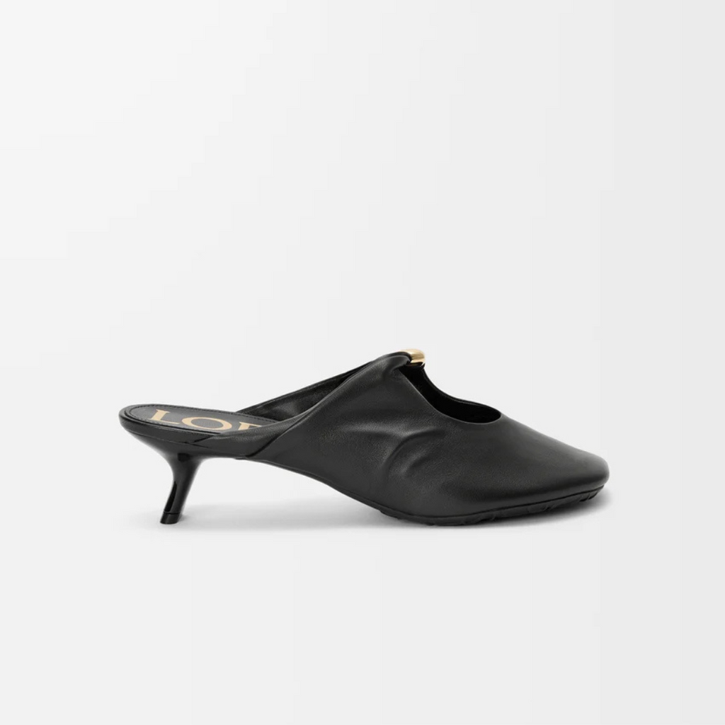 Black Pebble Soft Mule