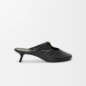 Black Pebble Soft Mule