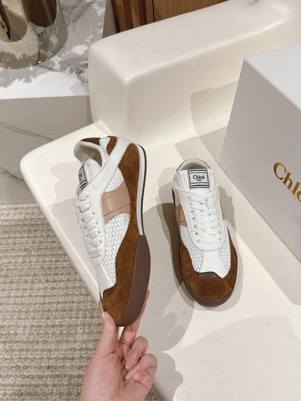 Natural Brown Kick Sneaker