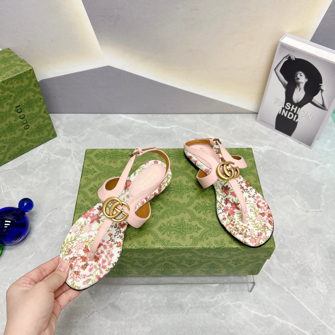 Pink G Thong Sandal