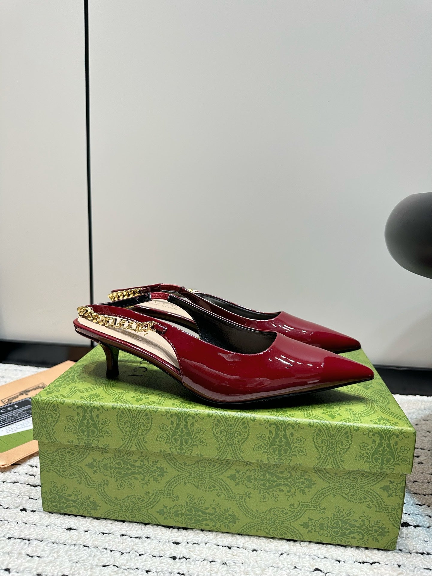 Red GS Slingback Pump