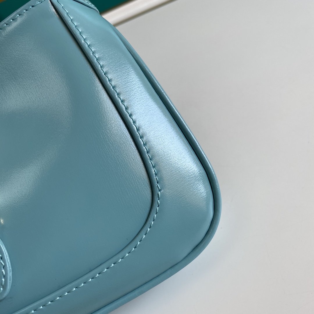 Light blue GJ 1961 mini shoulder bag