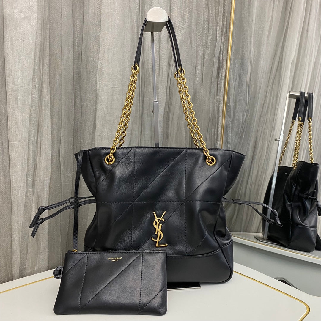 Black Jamie Small Shopping Bag