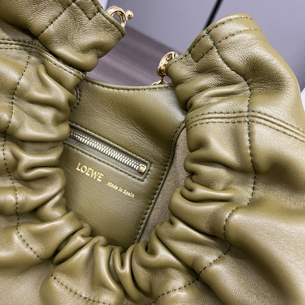 Olive Small Squeeze Bag