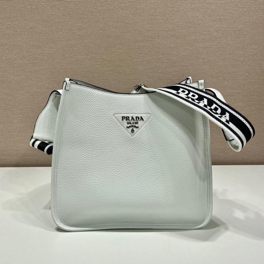 White PL mini shoulder bag