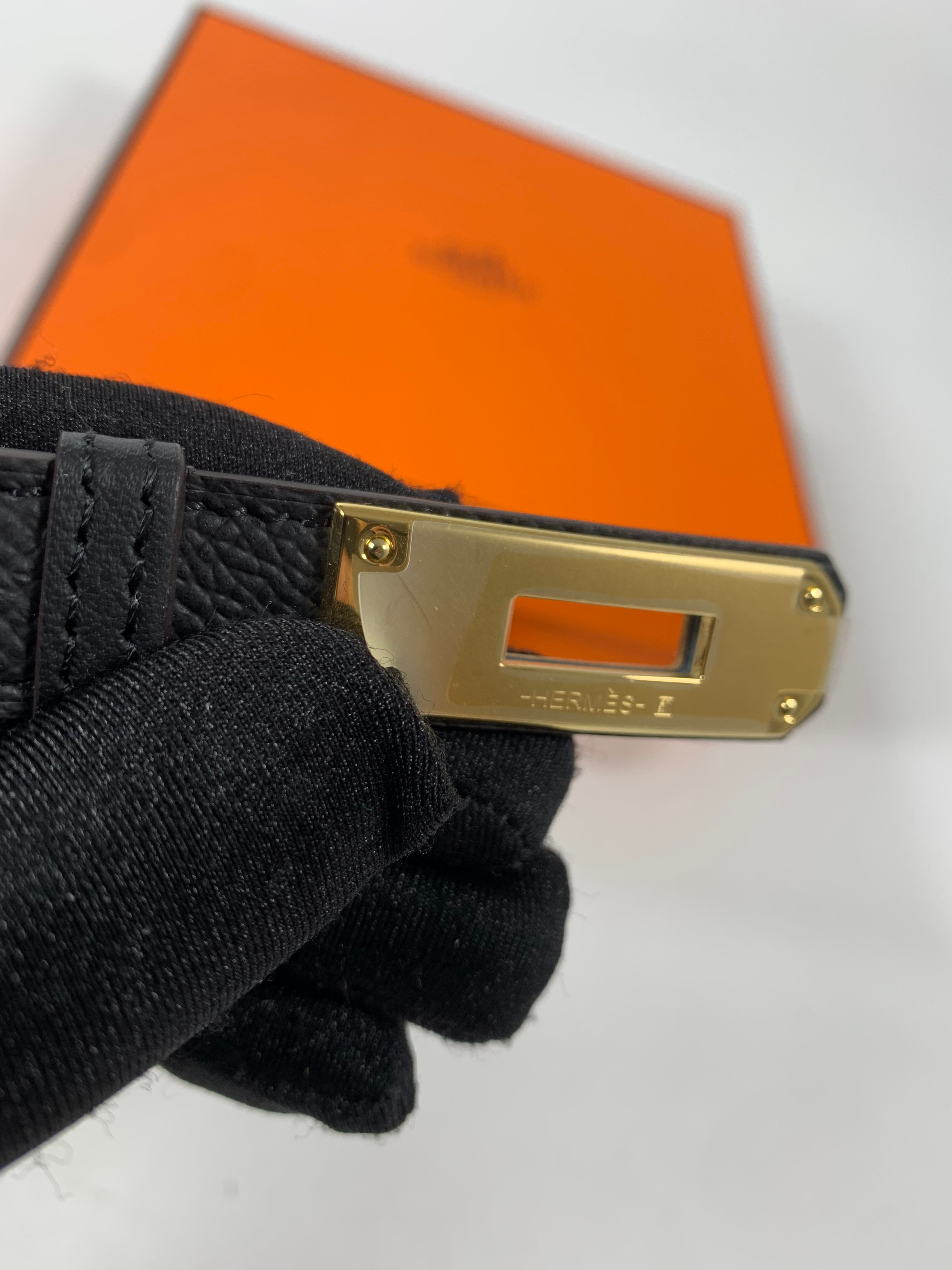 Noir Kelly 18 Belt With Gold Plated