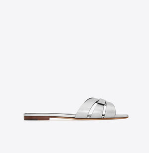 Platinum YT Mules In Leather