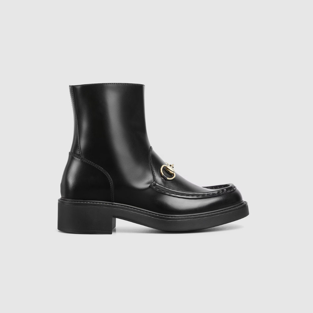Black Horsebit Boot