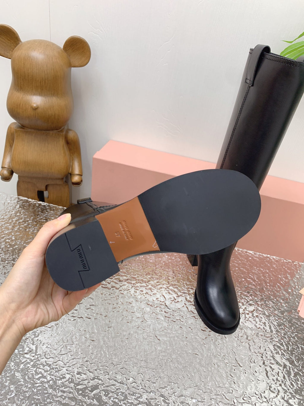 Black MM Leather Boots