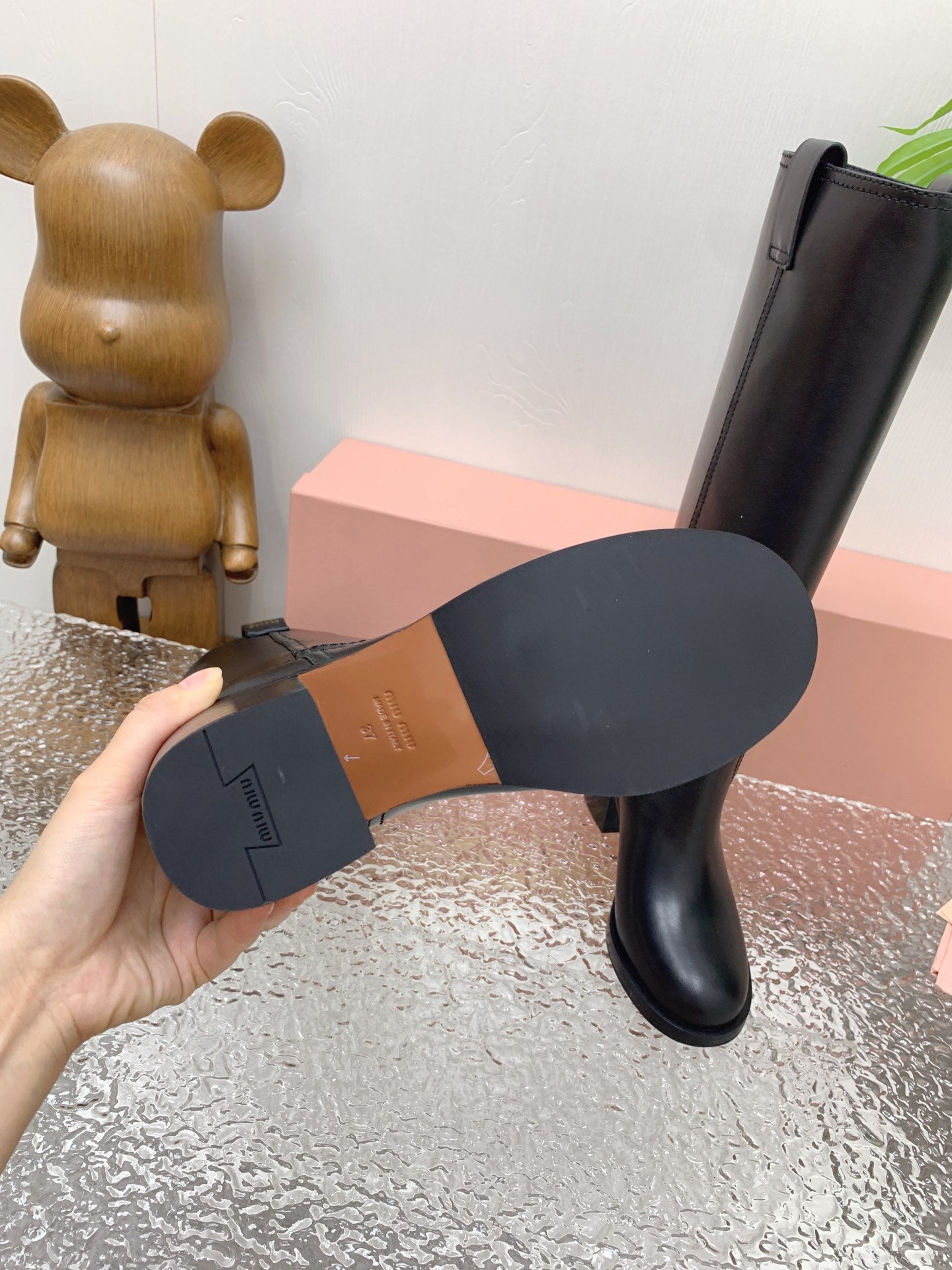 Black MM Leather Boots