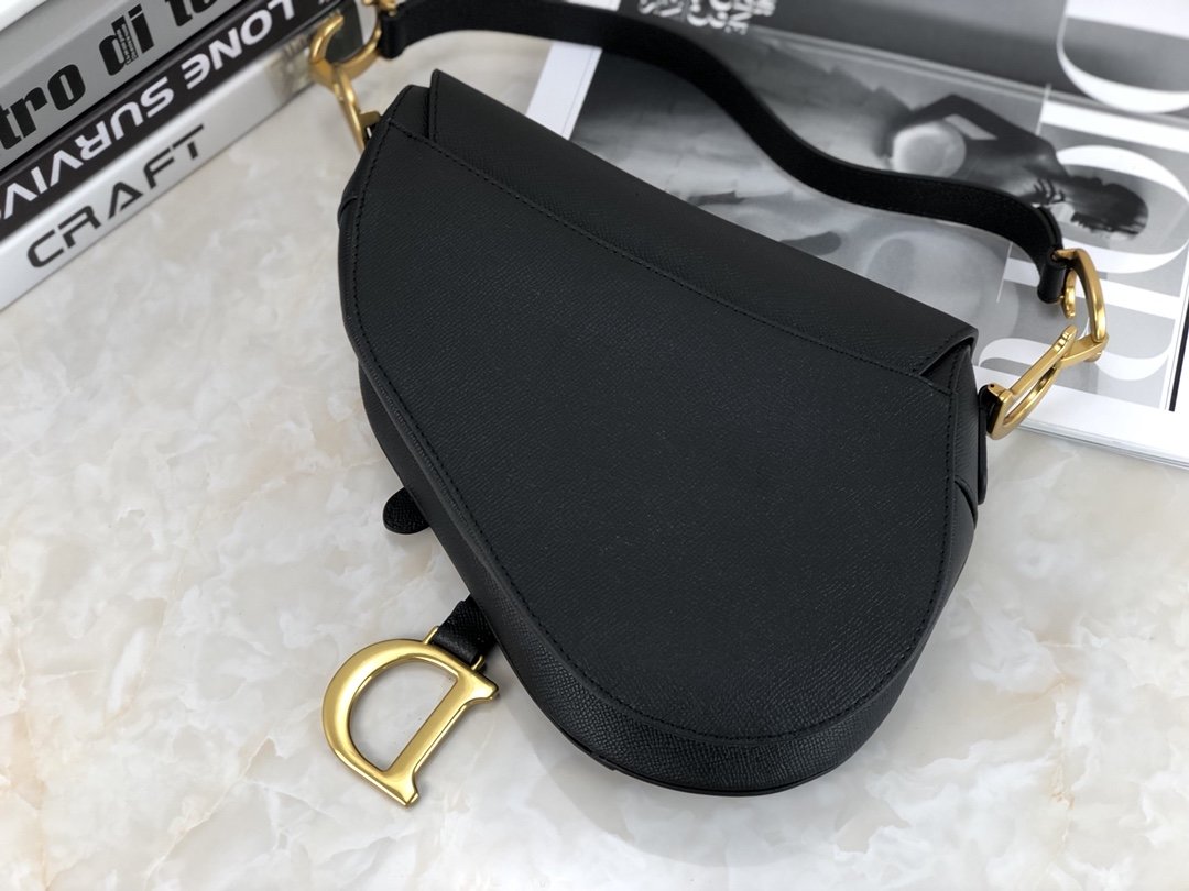 Black DS calfskin bag