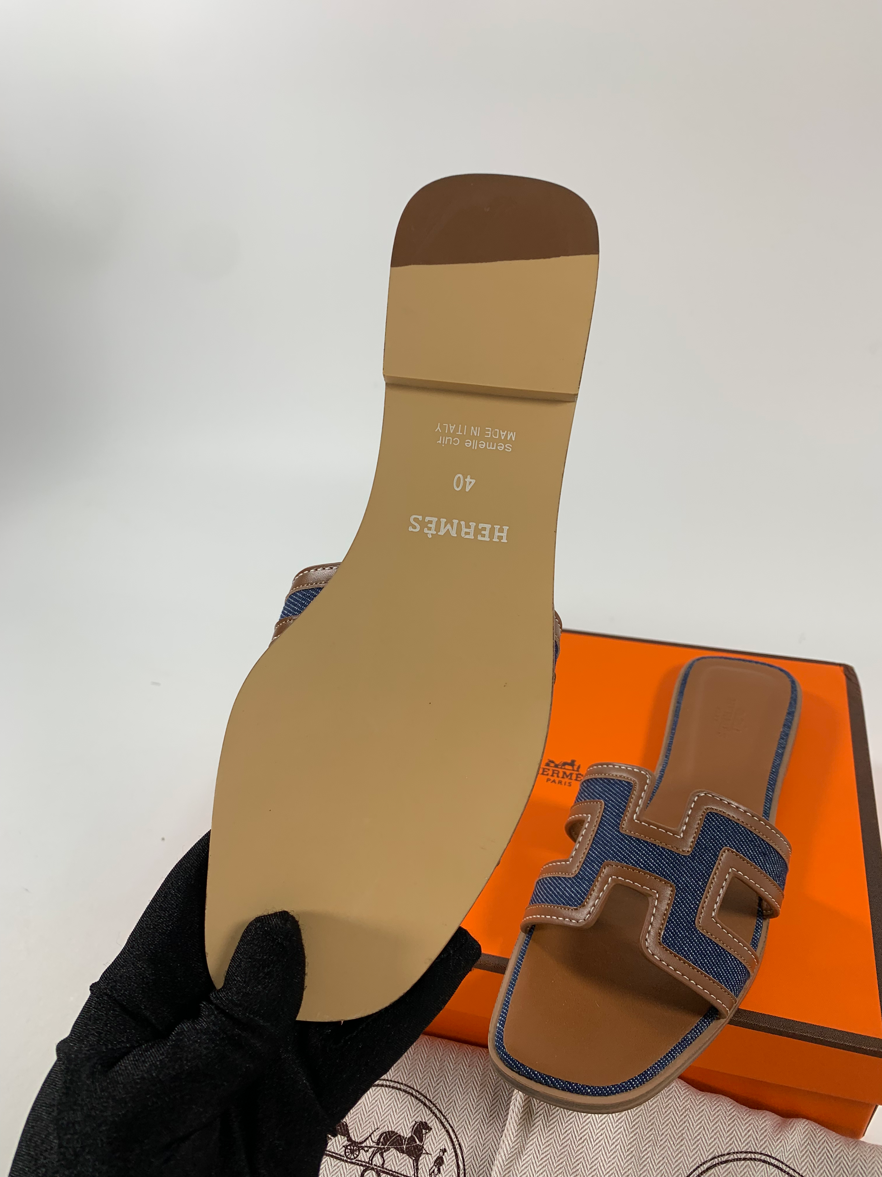 Blue Brut/Gold HO sandal