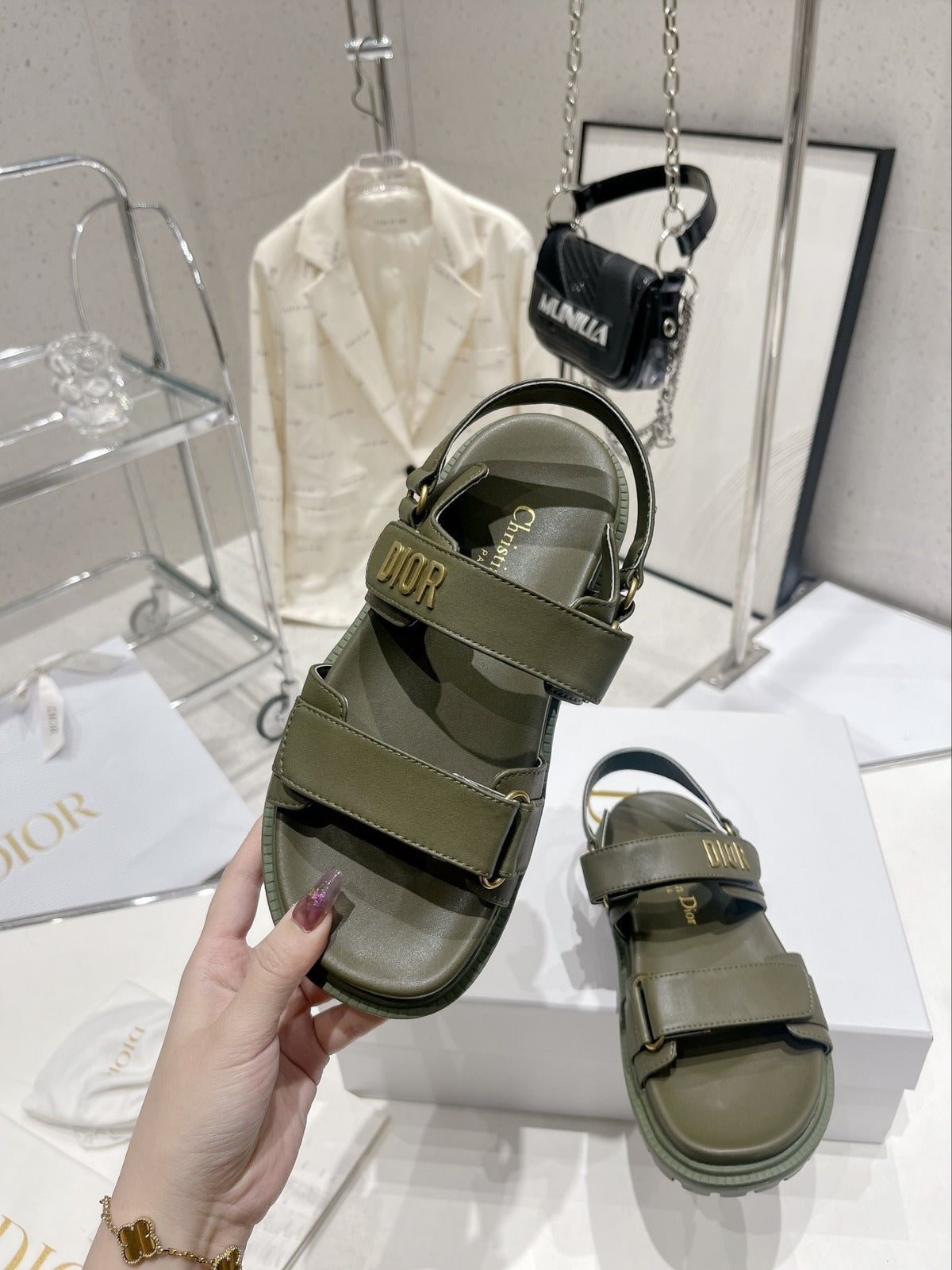 Khaki DA sandal