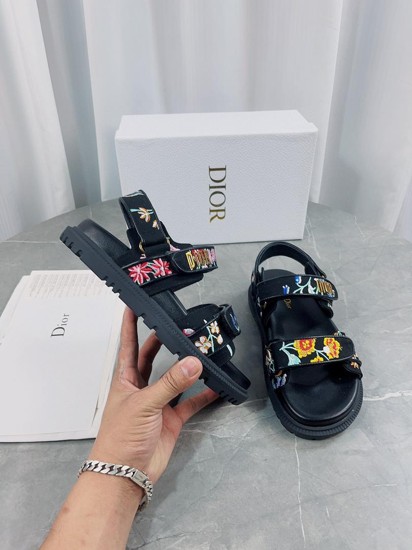Black Multicolor DA Sandal