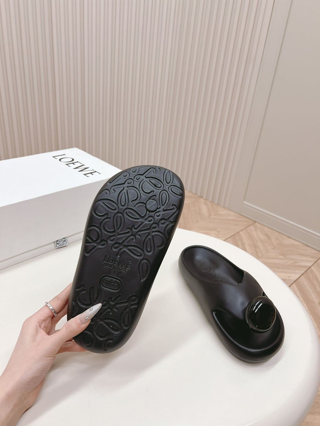 Black Foam Slide