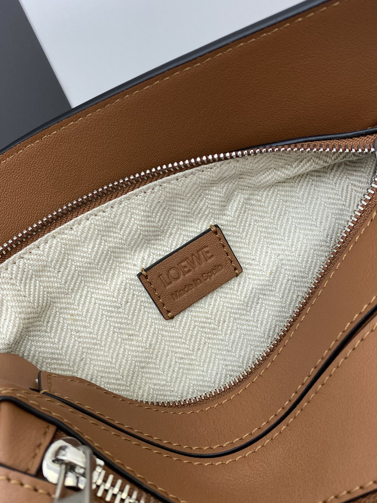 Tan Mini Puzzle Bumbag