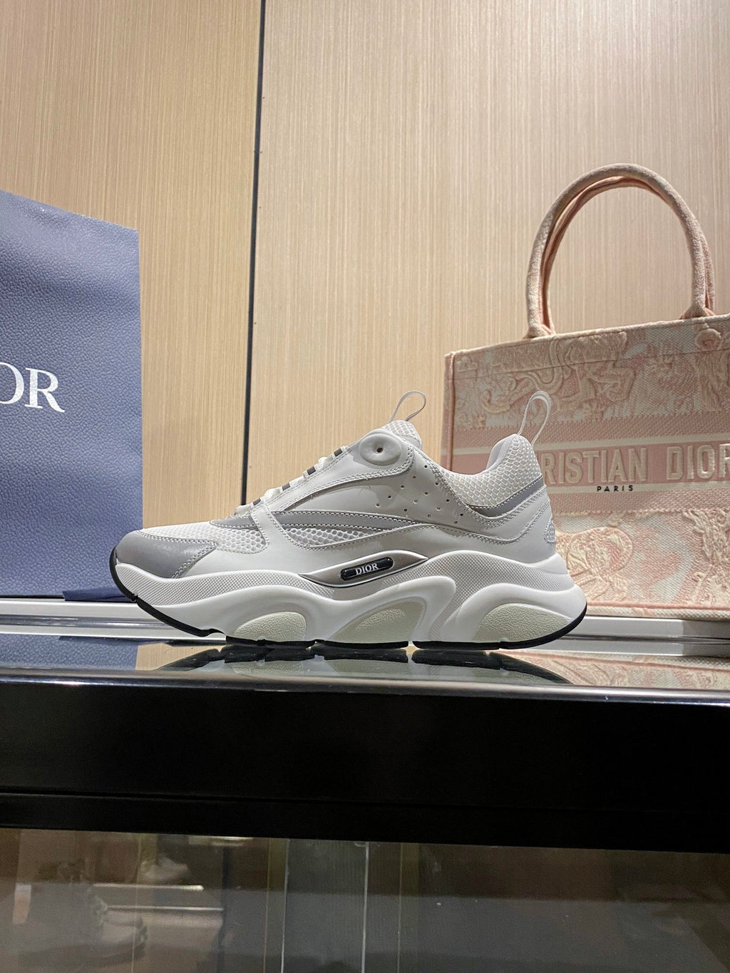 White DB men's sneaker