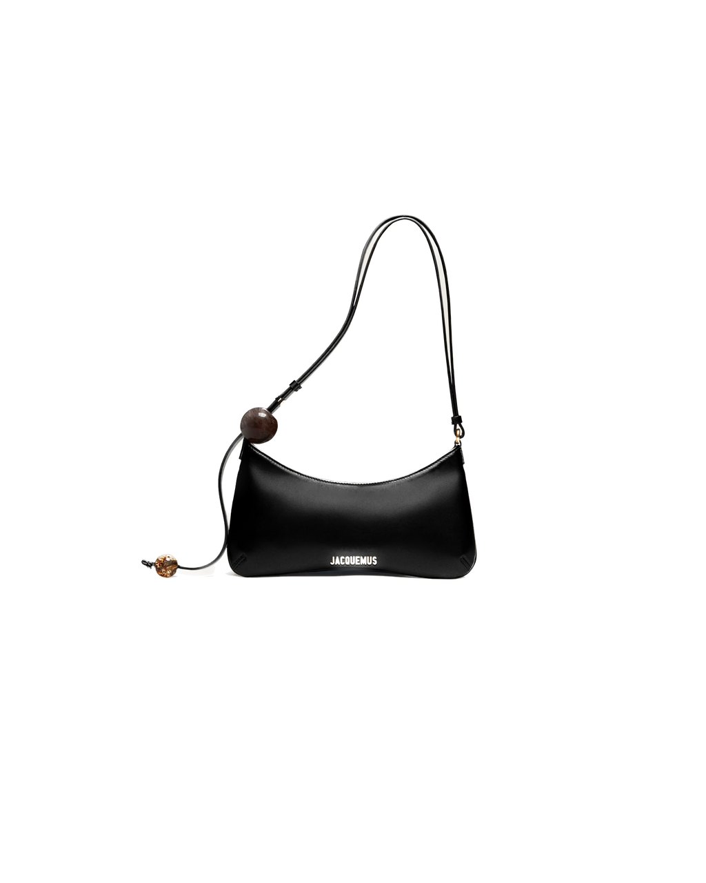 Black LB Perle Beaded Shoulder Bag